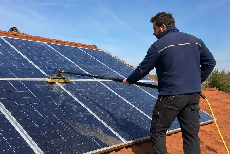 Nettoyage et entretien de panneaux solaires à Néré